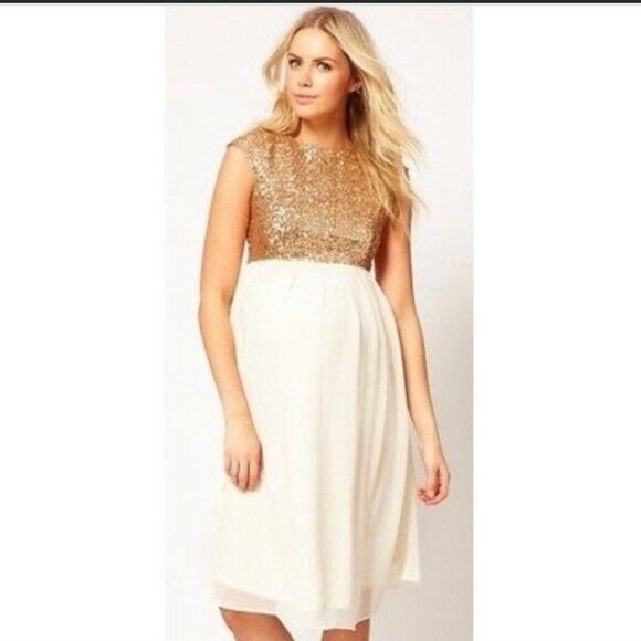 ASOS Maternity | Dresses | Asos Maternity Sequin Dress Size | Poshmark